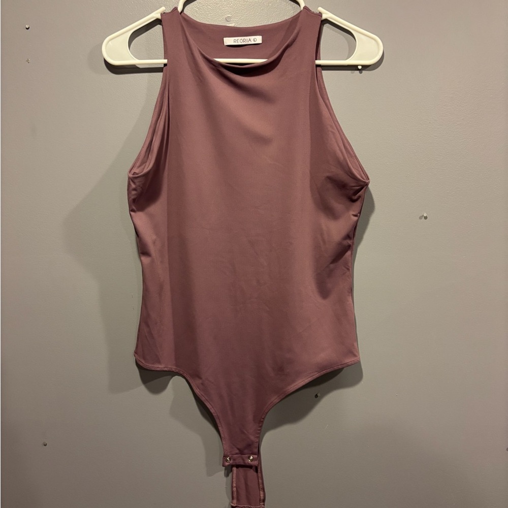 ReoRia Purple Sleeveless Bodysuit